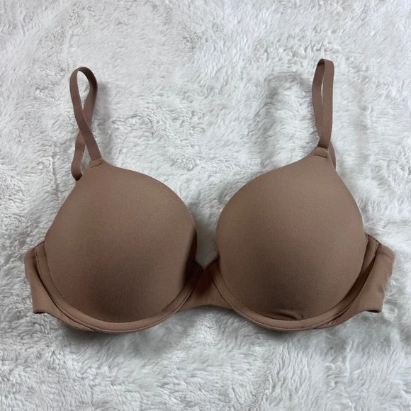 SKIMS Fits Everybody T-Shirt Bra Brown Underwire Size 30D RN158973 NWOT - Picture 3 of 10